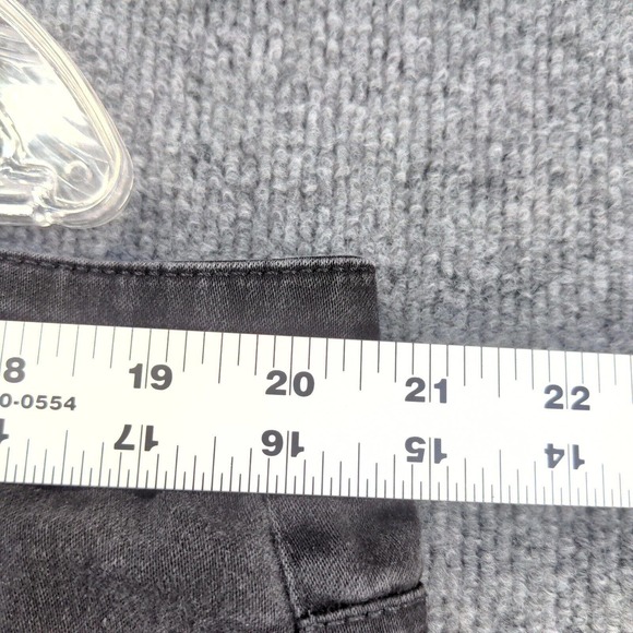 Style&Co. Denim Womens Tummy Control Slim Leg Straight Jeans Black Plus Size 20W - Picture 10 of 11